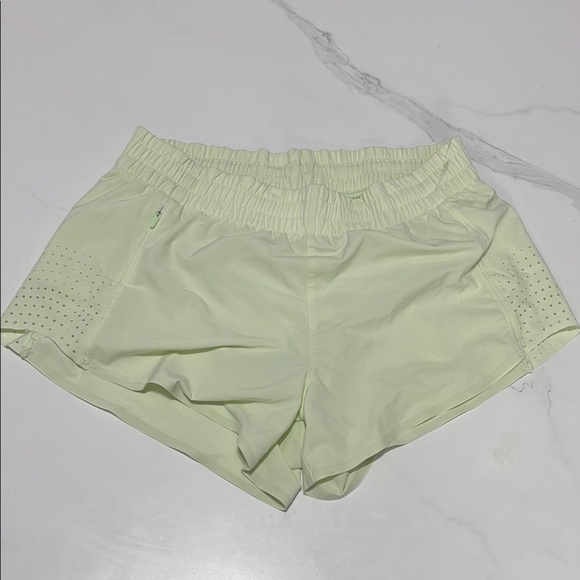 Athleta Light Green Shorts - Picture 1 of 3